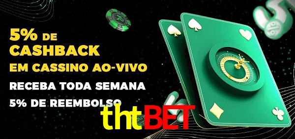 Promoções do cassino ao Vivo thtbet